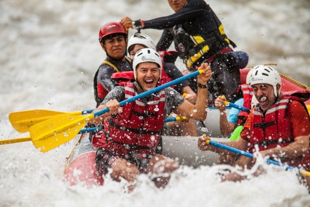 Adrenalina de rafting